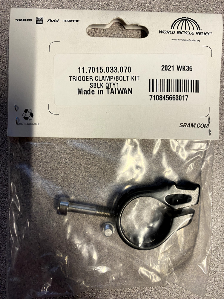 SRAM trigger clamp bolt kit