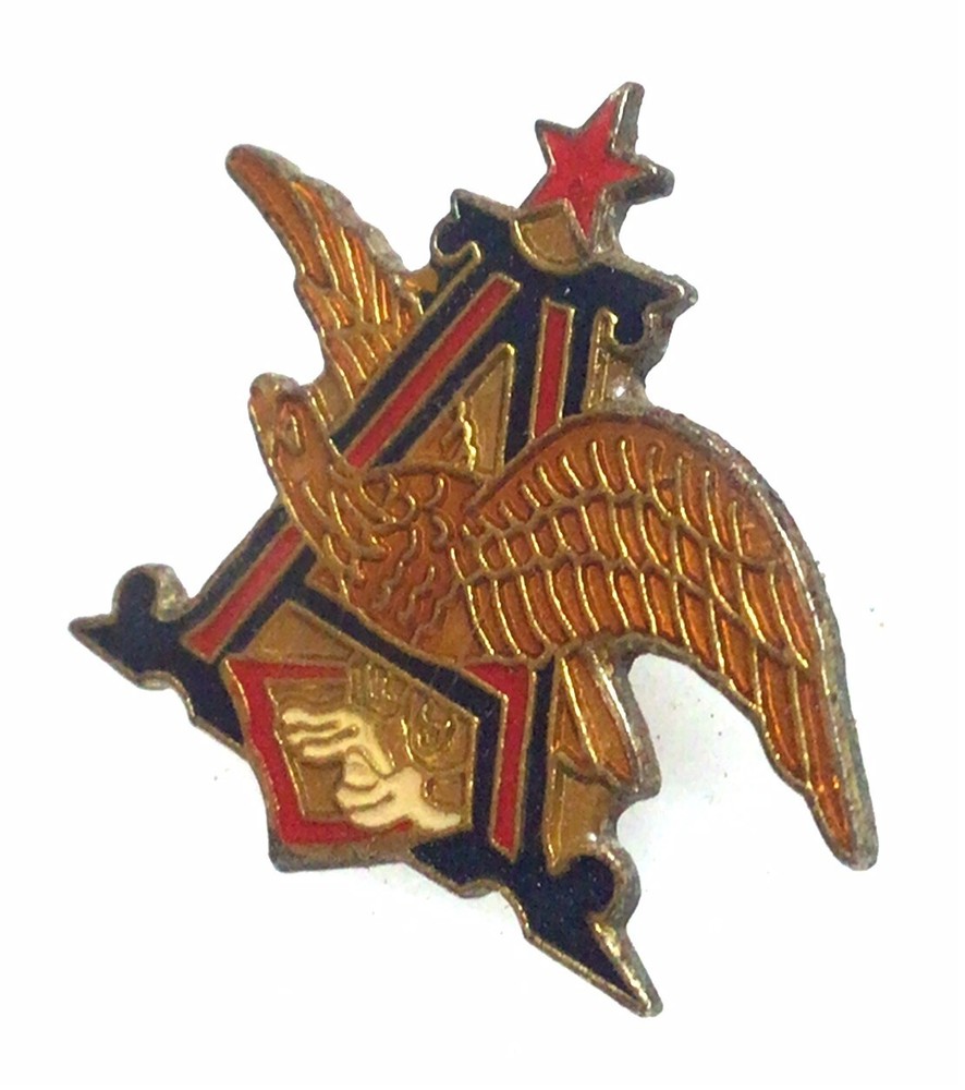 Vintage Anheuser Busch Beer A and Eagle Pin O1