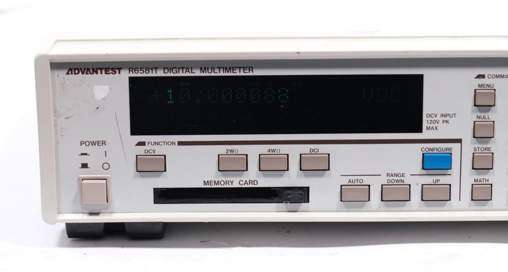 ADVANTEST R6581T 8.5 Digit Digital Multimeter