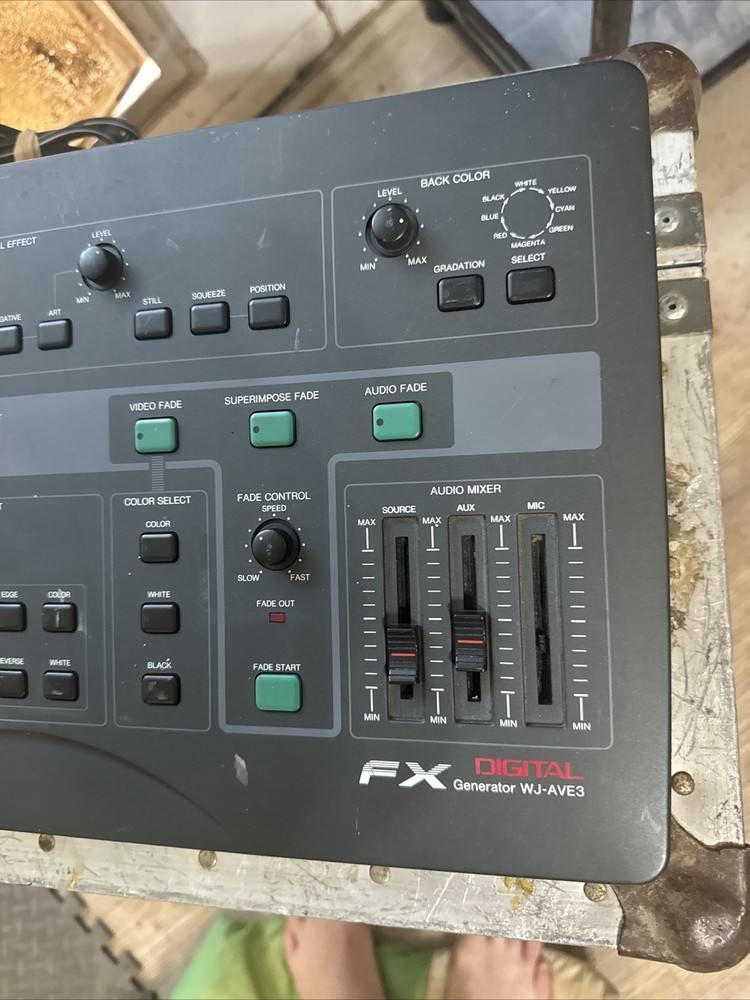 Panasonic WJ-AVE3 FX Digital Generator Video Effects Processor Mixer RARE HTF