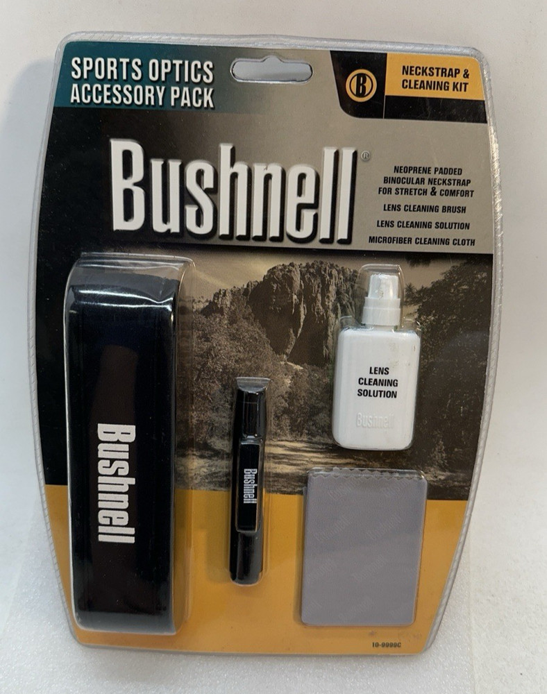 Bushnell Sport Optic Accessory Pack Cleaning Kit NeckStrap Model 10-9999C