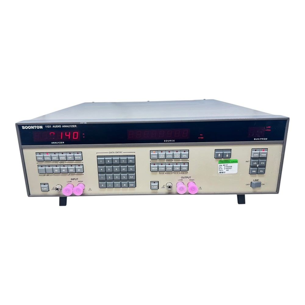 BOONTON 1121-30 AUDIO ANALYZER ***CALIBRATED***