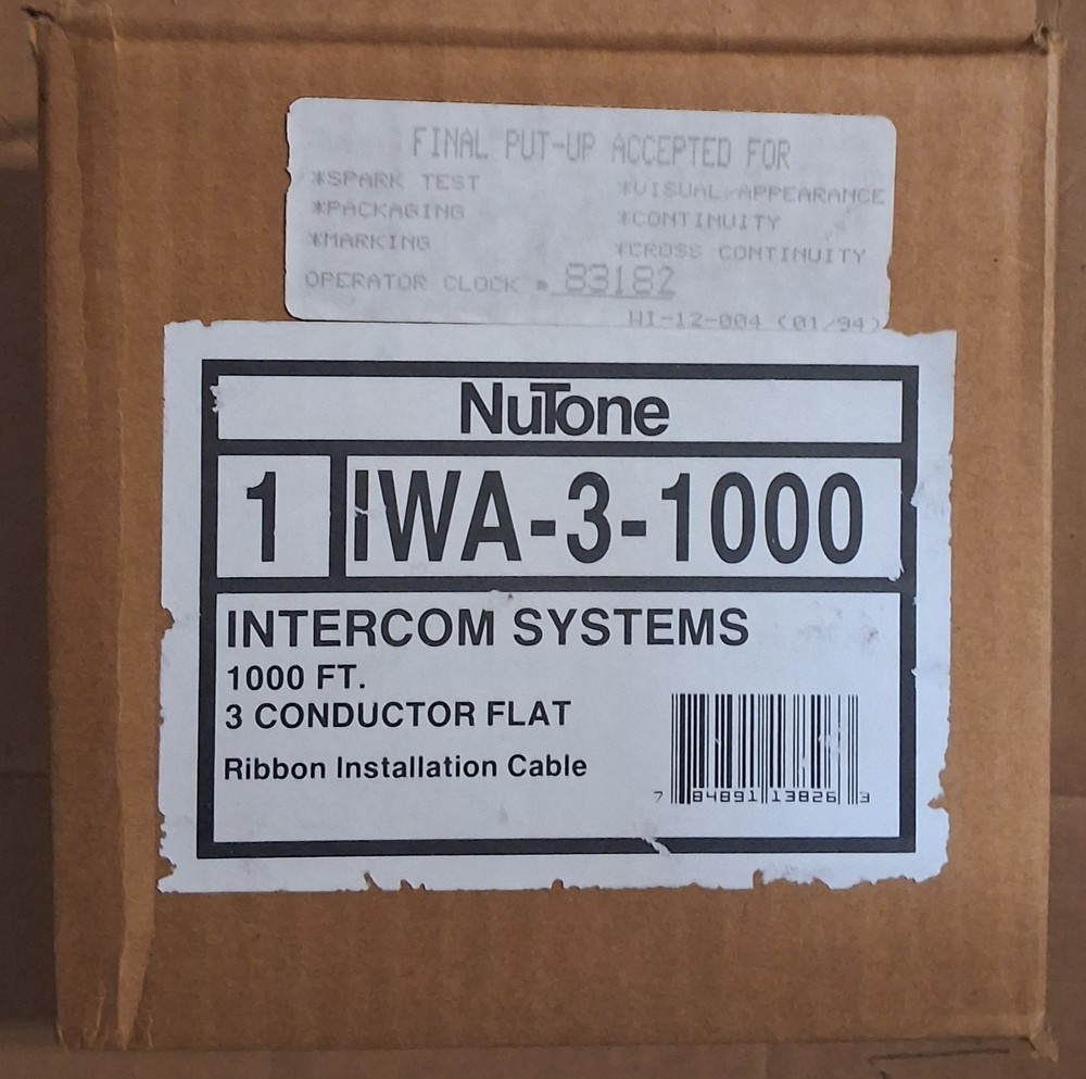 Nutone IWA-3-1000