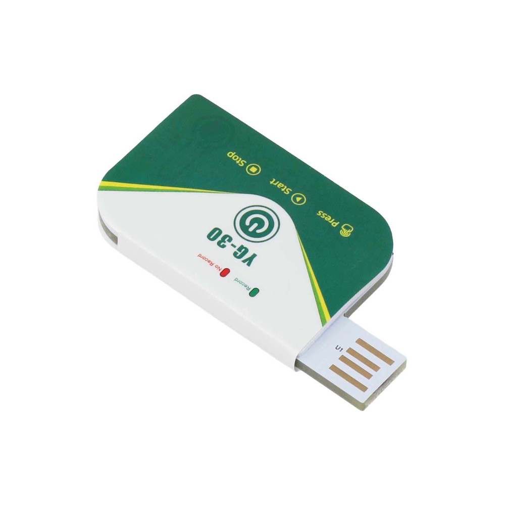 USB Data Logger Temperature IP67 Waterproof 180 Days Alarm Notification