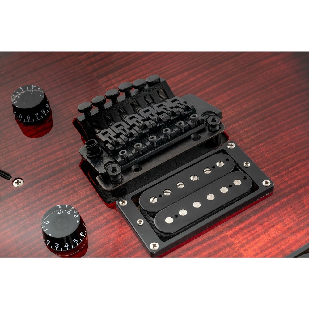 Musiclily Pro Guitar Double Locking Tremolo Bridge System Screw Stud Black