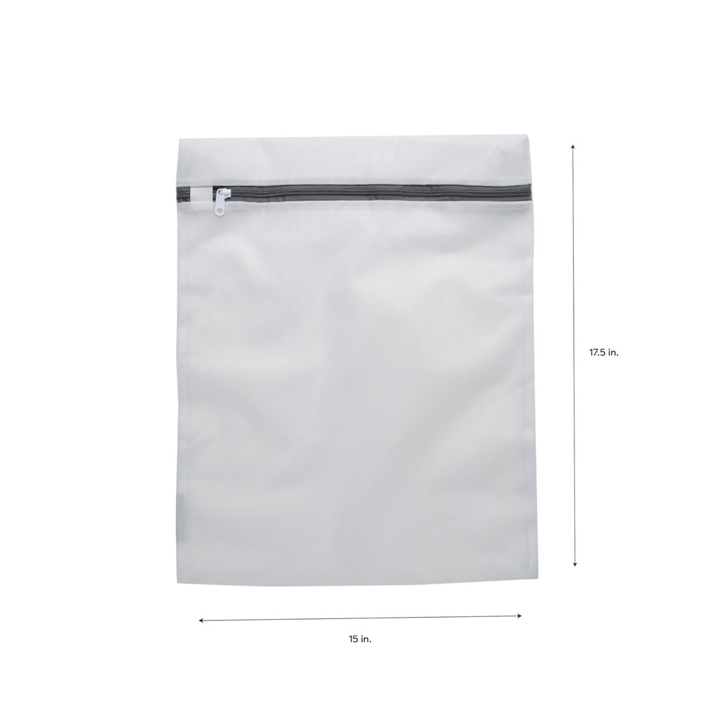 Large Mesh Laundry Wash Bag Zipper Delicates Protector Washing Machine