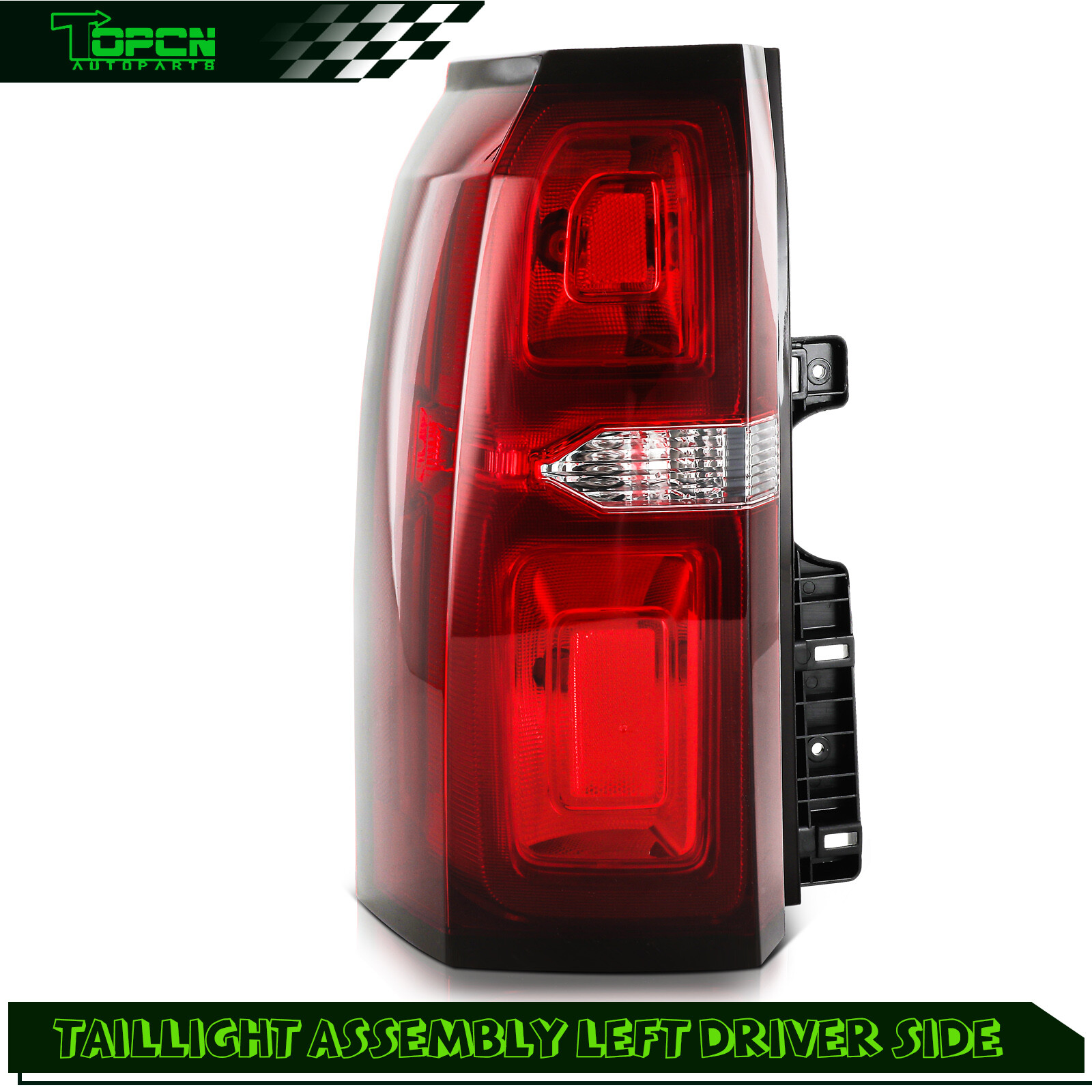 For Chevrolet Suburban /Tahoe 2015-2020 Red Brake Taillight Assembly Driver Side