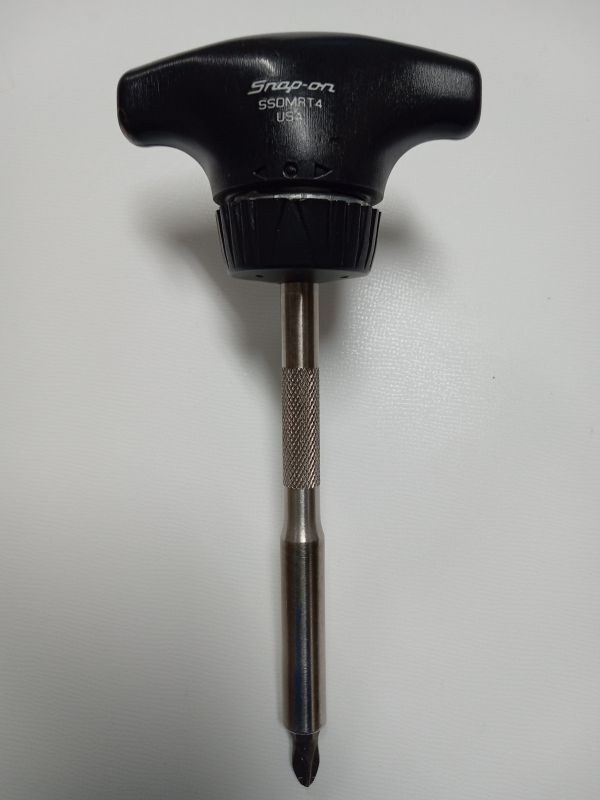Snap-on SSDMRT4 Black Ratchet Screwdriver NEW