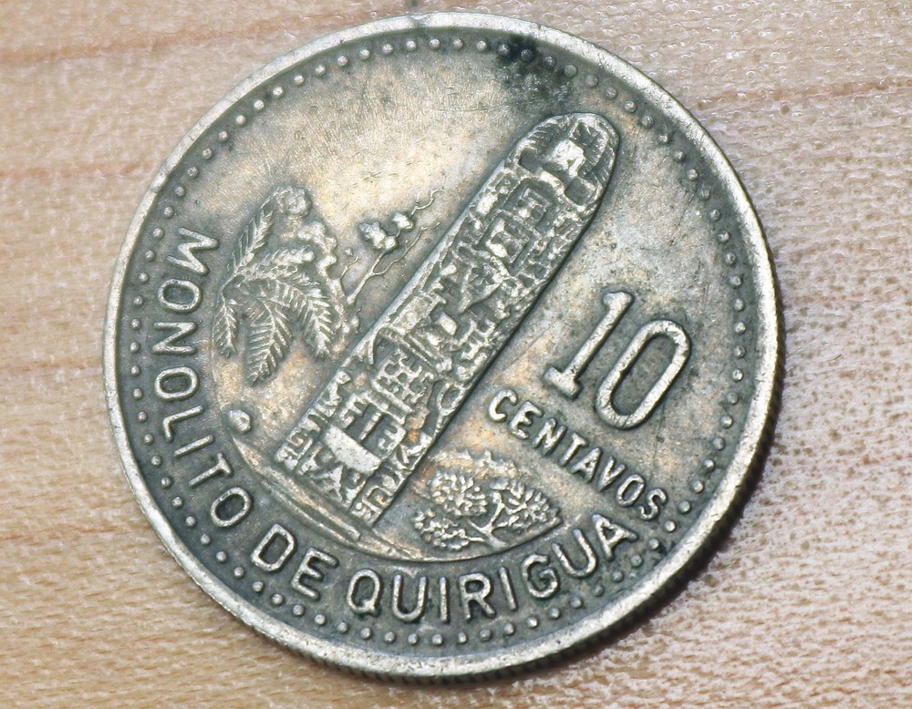1989 Guatemala 10 Centavos