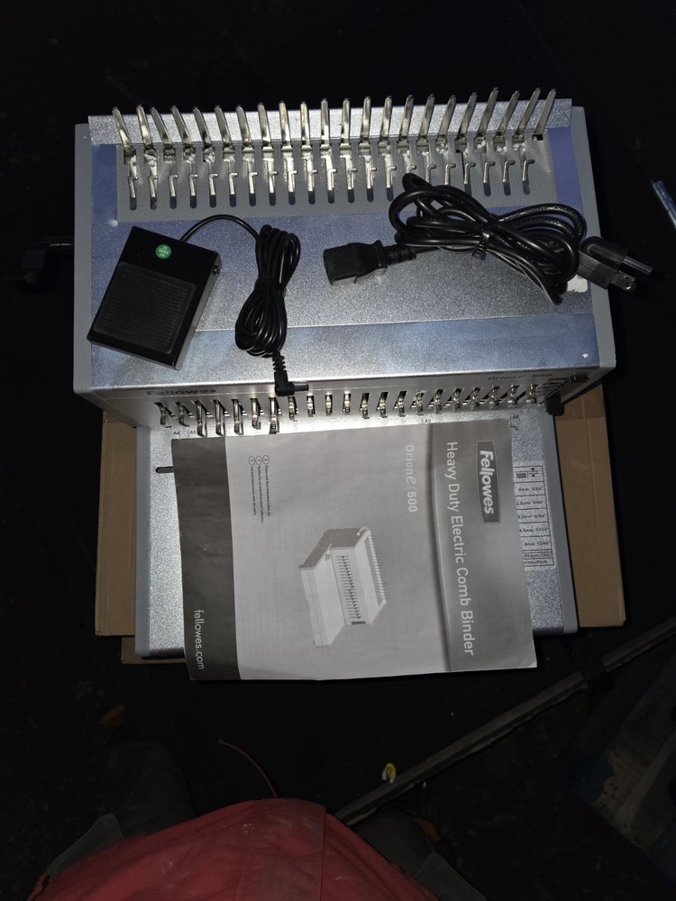 Fellowes Orion-E 500 Heavy Duty Electric Comb Binding Machine