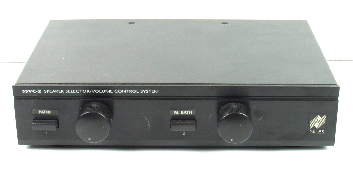 Niles SSVC-2 Speaker Selector Volume Control Multi-Room Audio Works Great