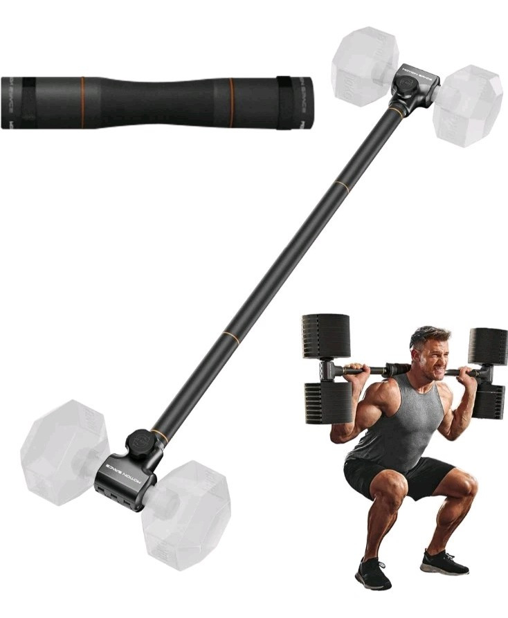 Dumbbell Converter, 260 LBS Weight Capacity Adjustable Convert Dumbbell To Barbe
