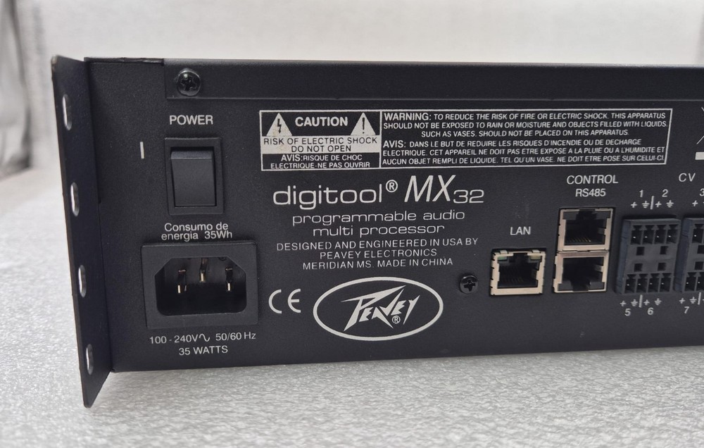 Peavey Digitool MX32 Programmable Digital Audio Multi Processor
