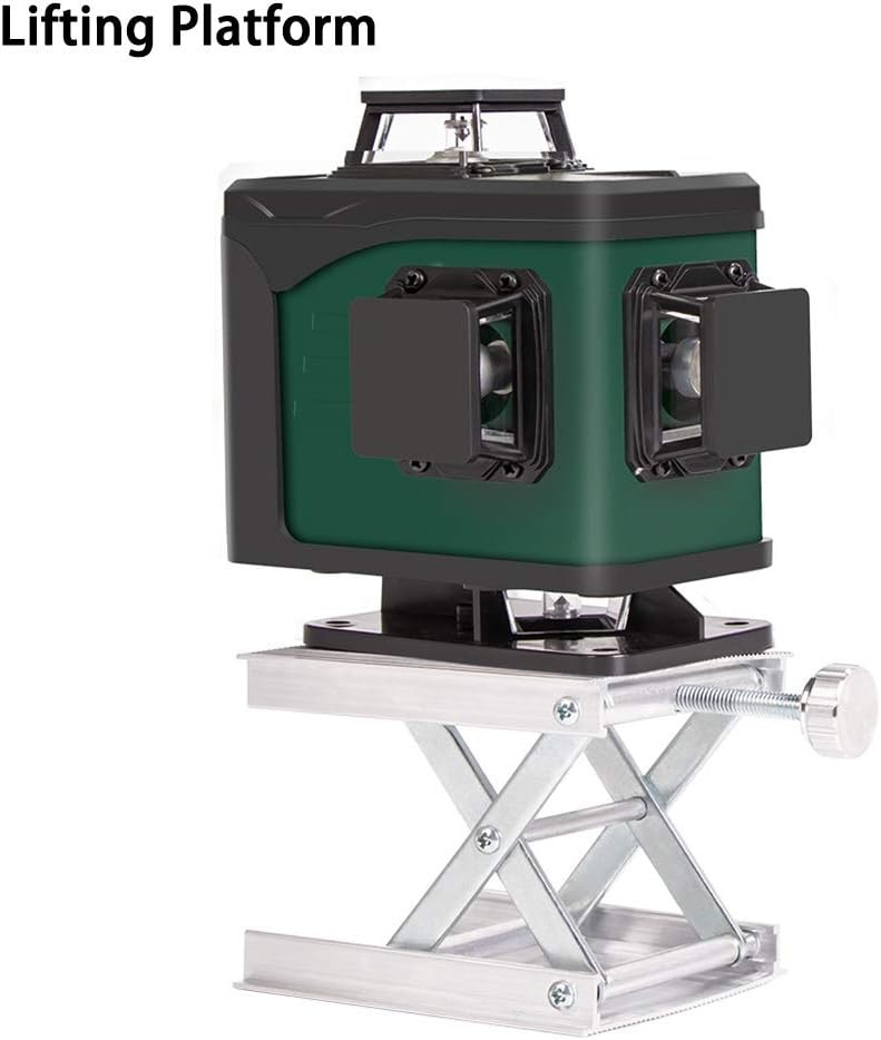 Lab Scissors Jack, Laboratory Support Jack Platform with Black Hand Wheel,...
