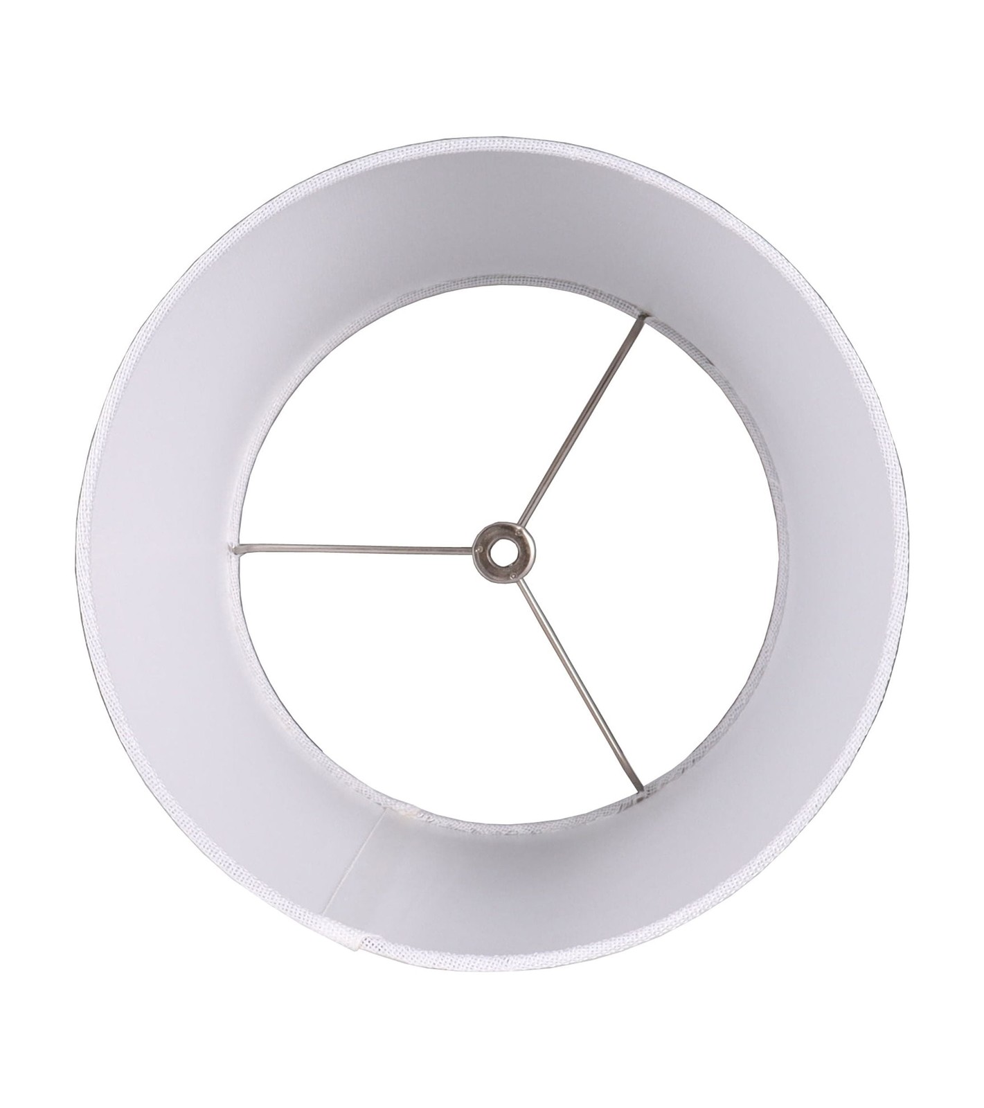 Mainstays 9" White Lamp Shade with Spider Fitter