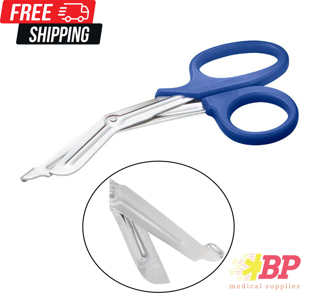 EMT Shears Trauma Scissors First Aid 7.25" - Blue
