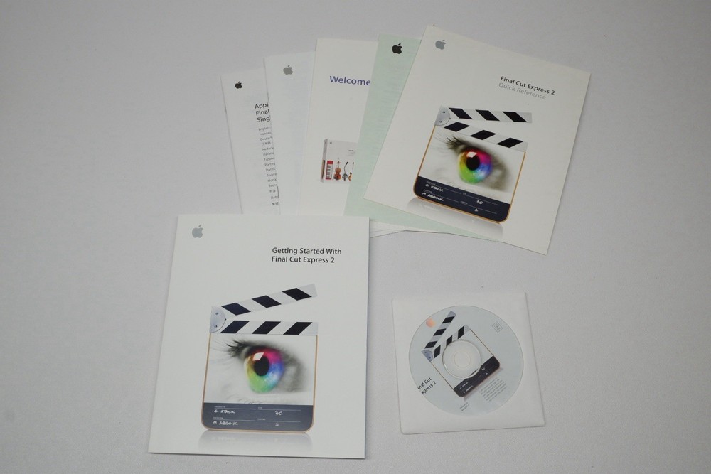 Apple Final Cut Express 2 Software And Manuals