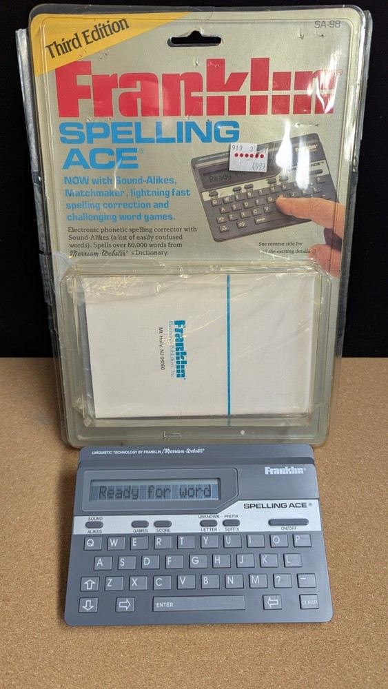 Franklin Spelling Ace Third Ed SA-98