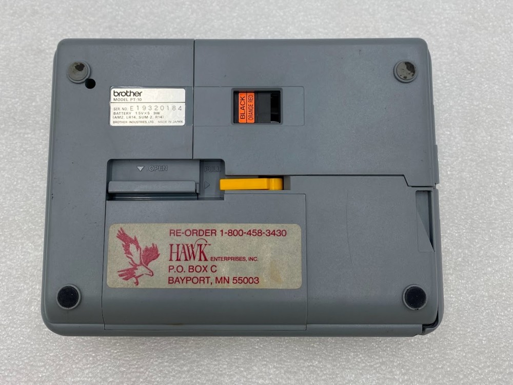 Brother PT-10 P-Touch III Electronic Labeling System, 2 Tapes