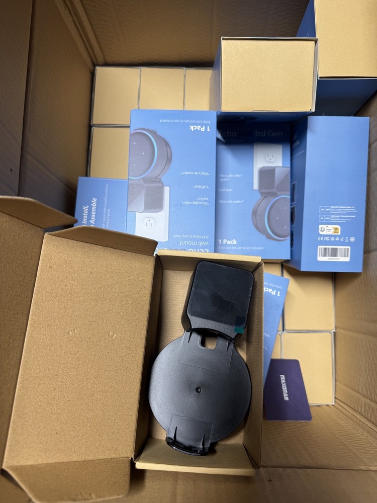Echo Dot 3rd Generation Wall Mount Holder, Space-Saving Accessory
