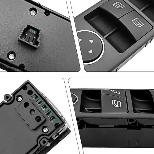 Master Power Window Switch Button Front Driver Side Compatible with Benz C230 20