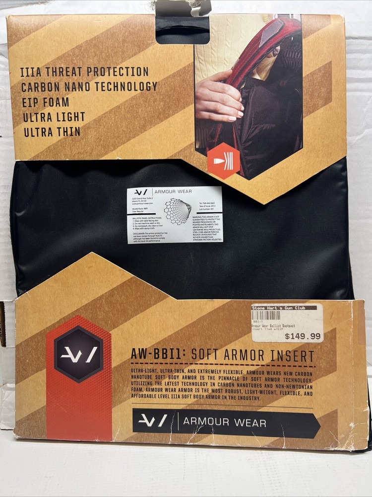 Armour Wear Soft Armor Insert
