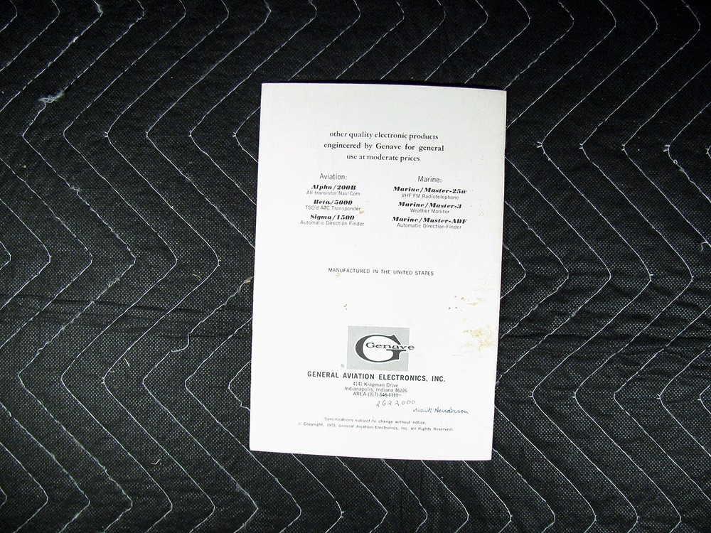 Genuine Genave GTX-2 -- 2 Meter FM Transceiver Manual