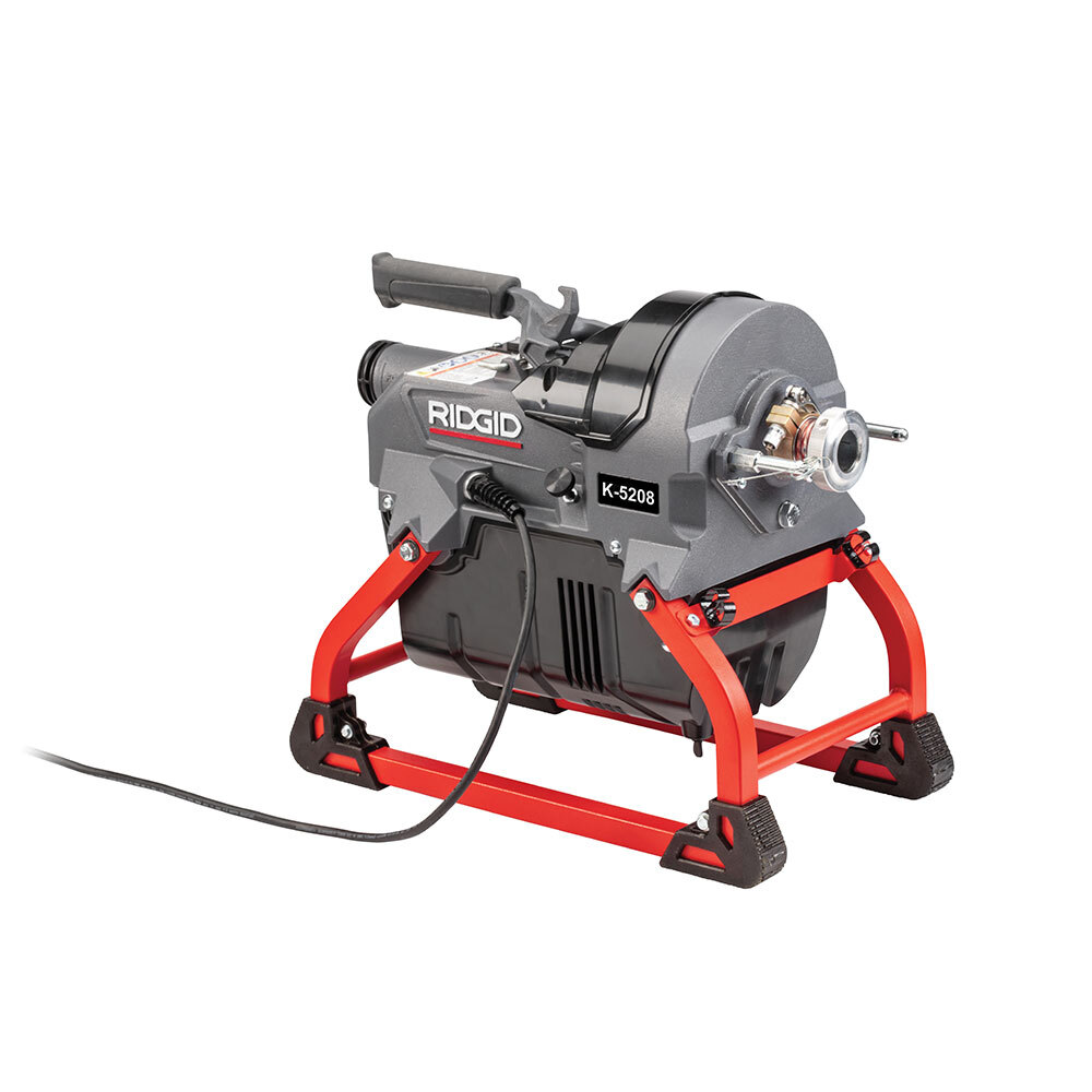 RIDGID 61688 K-5208, 115V 60Hz Sectional Drain Cleaner With Guide Hose