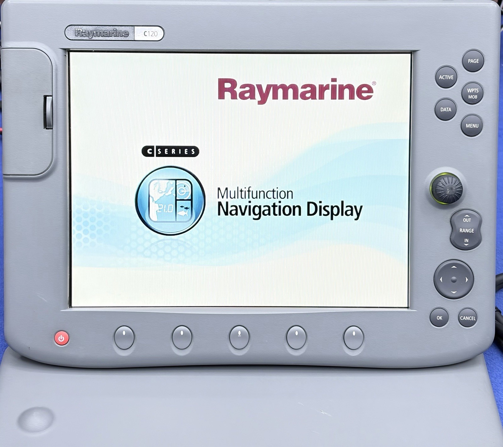 Raymarine C120 Classic GPS Chartplotter Multifunction Display- Tested & Warranty