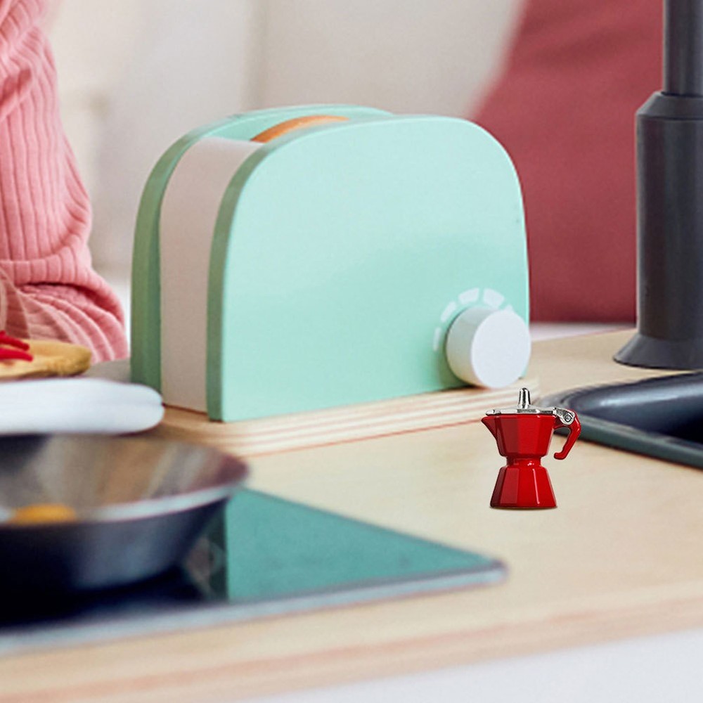 Mini Appliances Figurines Miniature Kitchen Accessories Coffee Machine