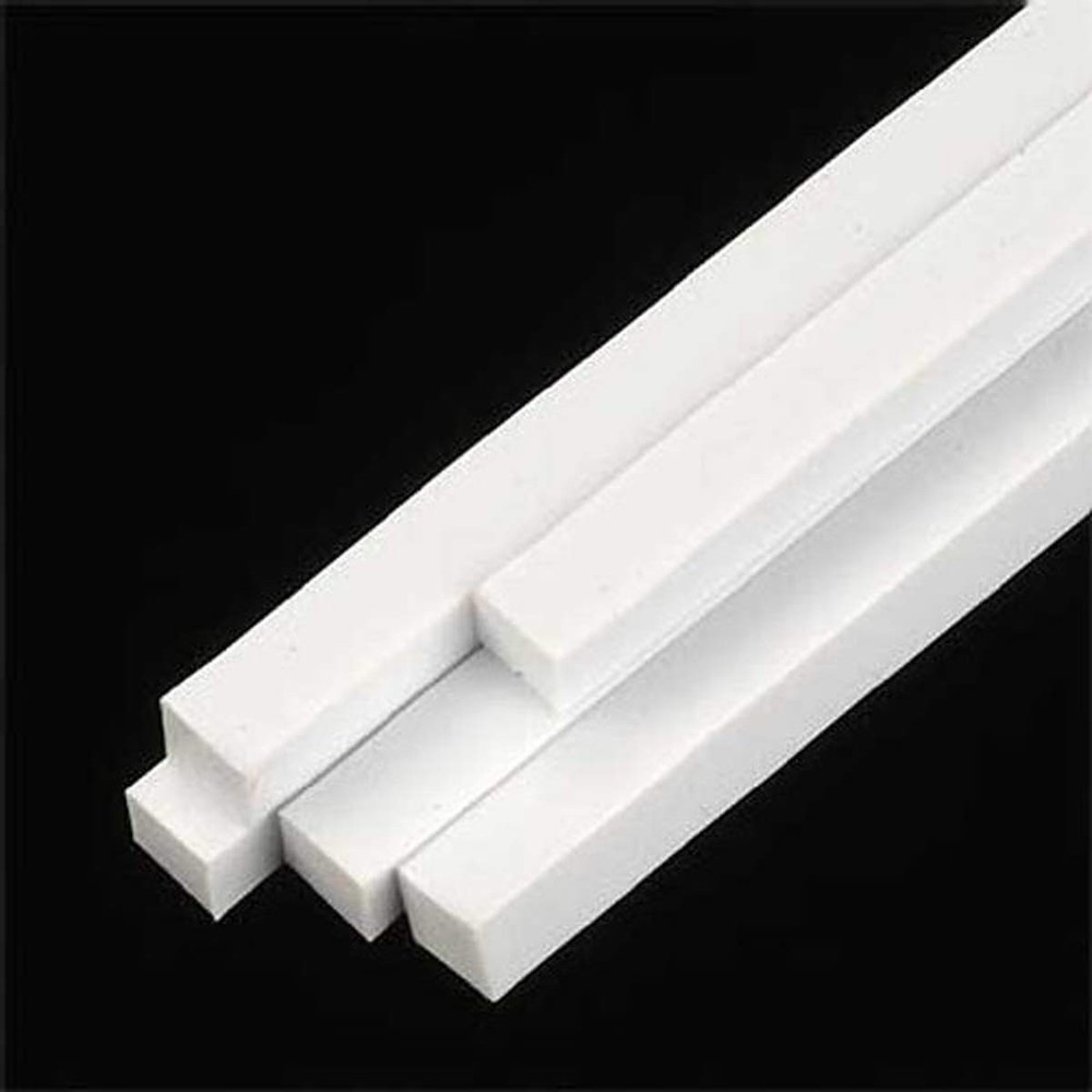 Plastruct 4.0mm Square Rods 5pcs # MS-160