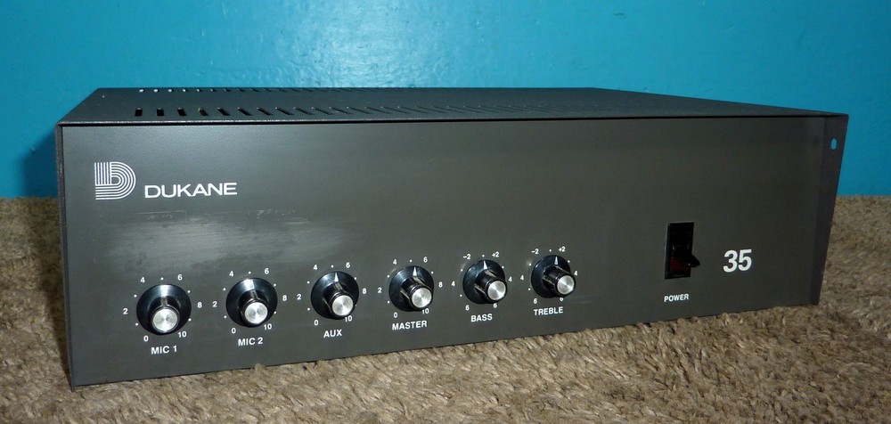 Dukane 35 Model 1A1335 Solid State PA Power Amplifier