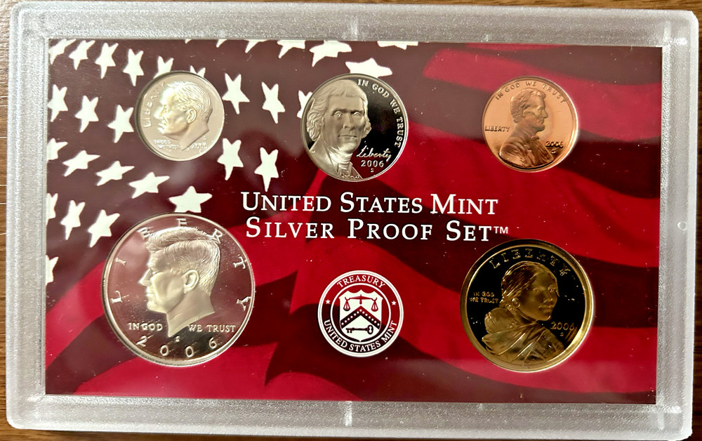 2006 S U.S. Mint Complete SILVER PROOF SET w/ OGP Box And COA