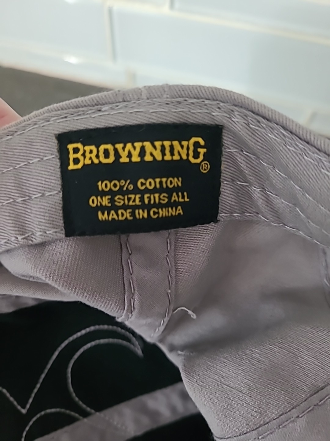 2 Hats Browning Womens Trucker Hook Loop Closure Hat Cap Cotton