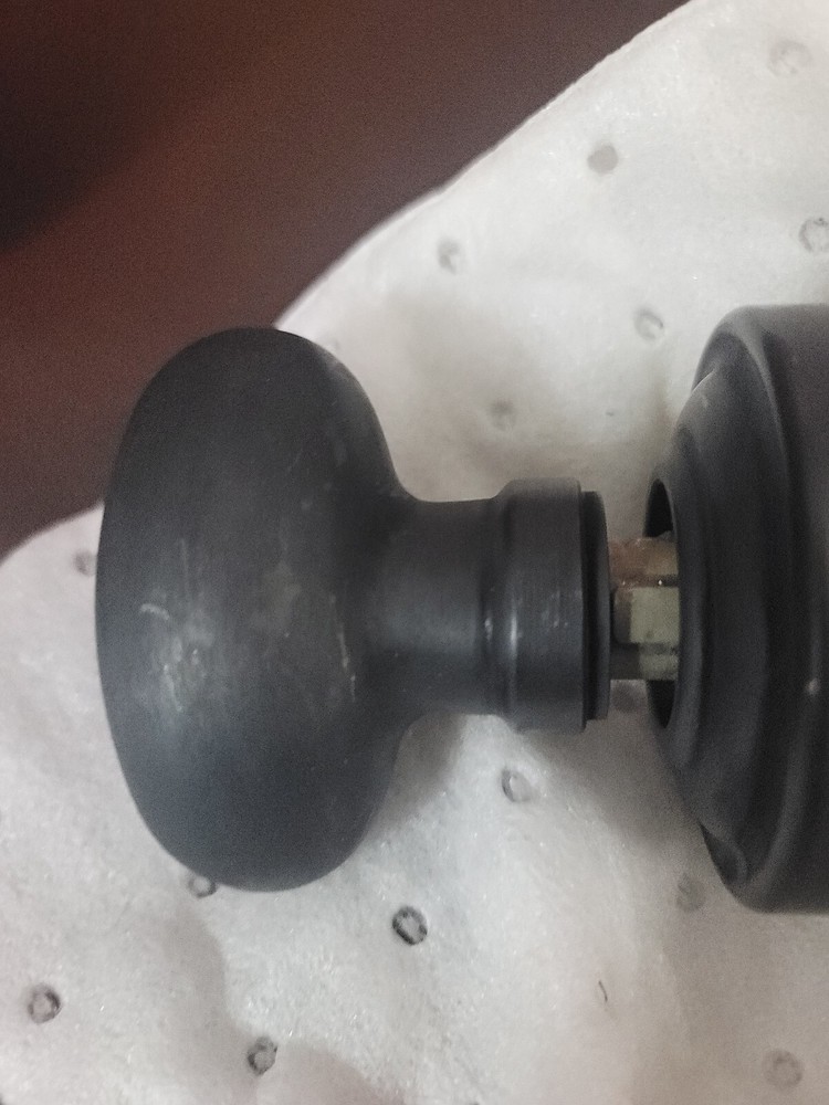 Baldwin Egg Knob 5225-102-FD oiled Rubbed bronze dummy set