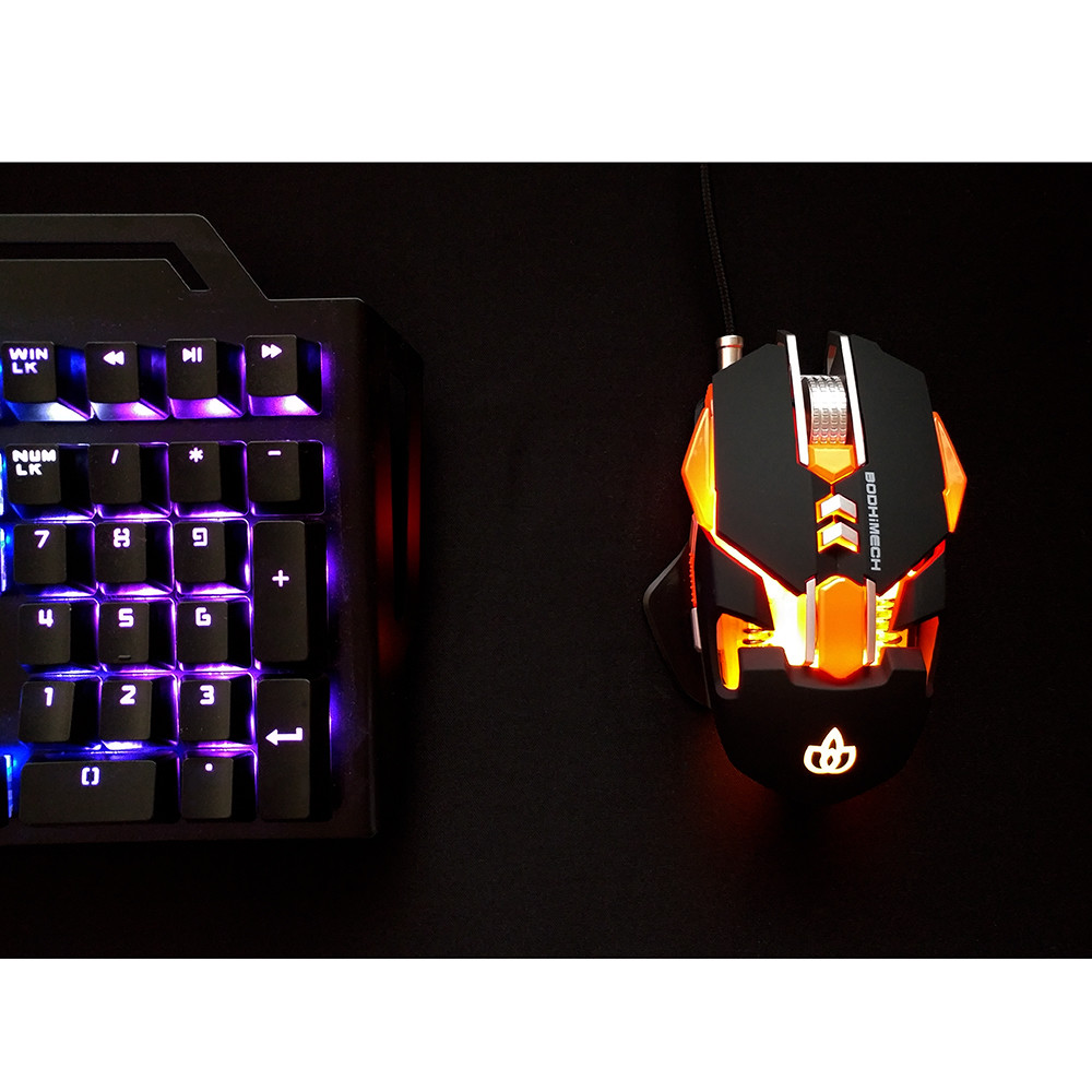 BODHiMECH Gaming Mouse GM-401, 7 Buttons, Led Light Wired USB Mouse