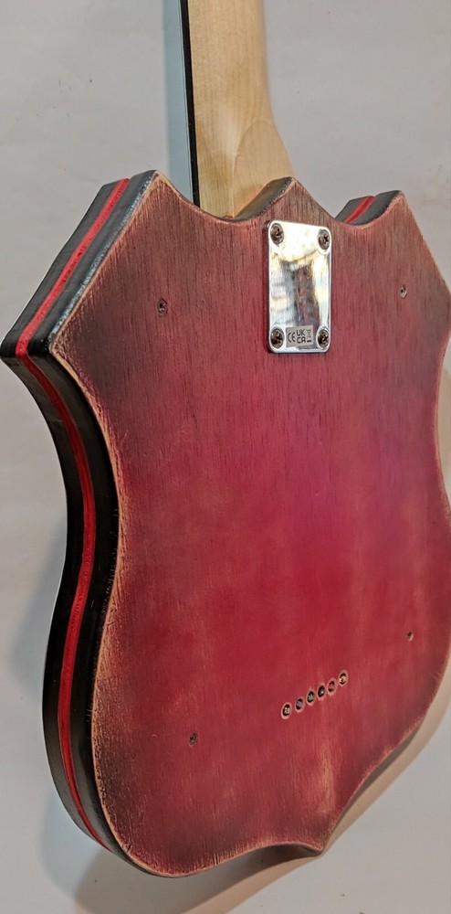 Matteacci's Route 66 shield electric guitar