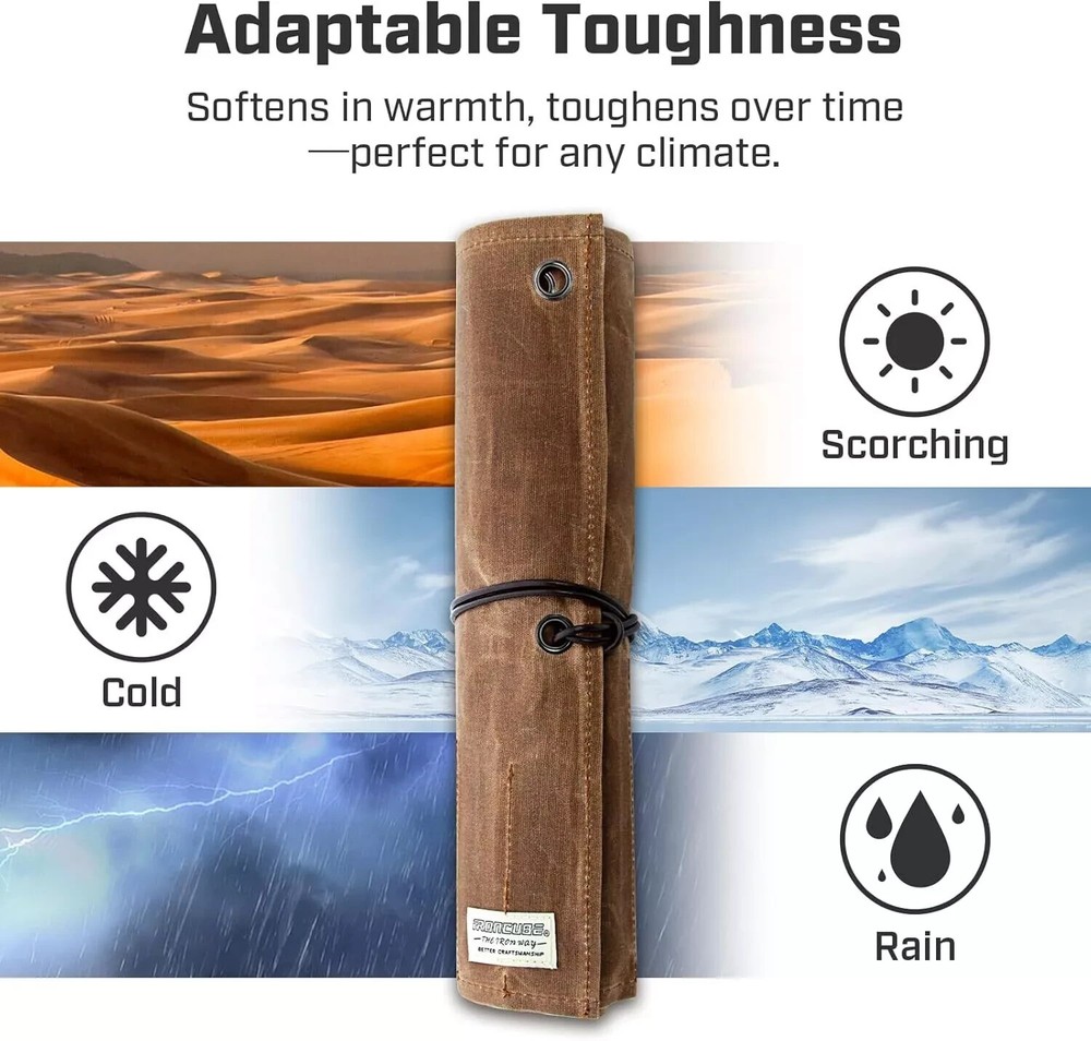 Tool Pouch, Roll-Up Storage Bag for Hand Tools & Wrenches