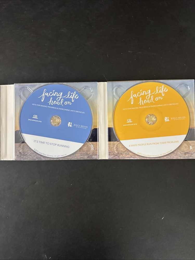 Joyce Meyer CDs Facing Life Head On Keys for Making Progress & Overcoming