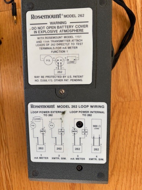 Rosemount 262 Field Calibrator