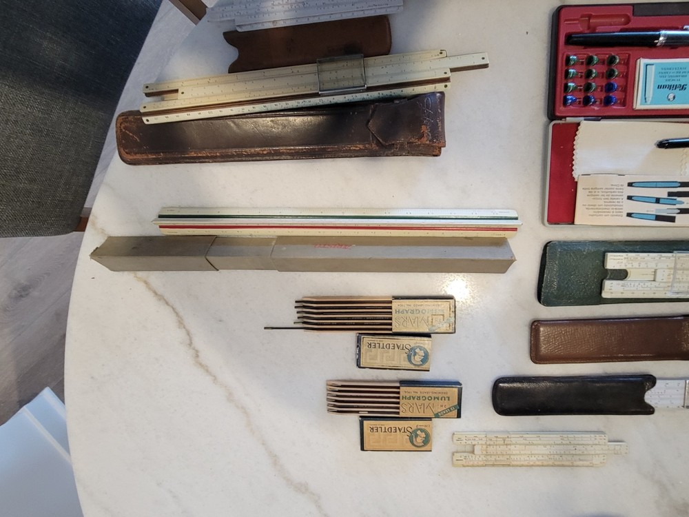 Vintage Arquitectual Drawing Instruments Set