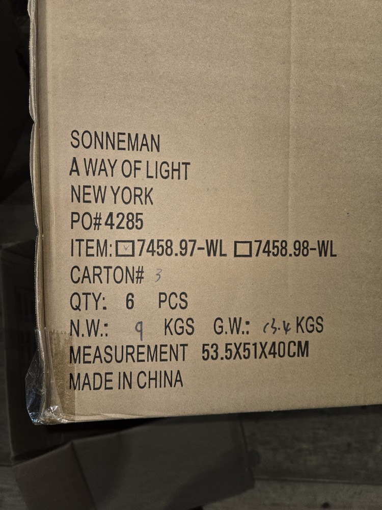 Sonneman Dotwave Led BLACK Sconce NEW 7458.97-WL