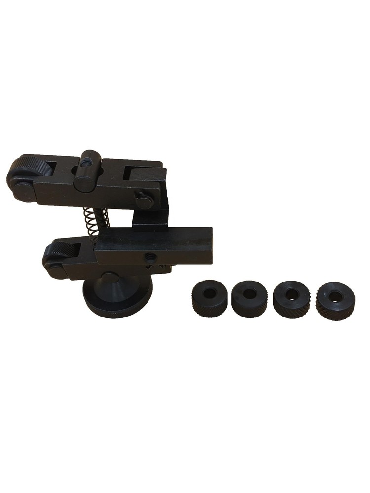 KNURLING TOOL HOLDER-ADJUSTABLE-SPRING-with 6pcs wheel