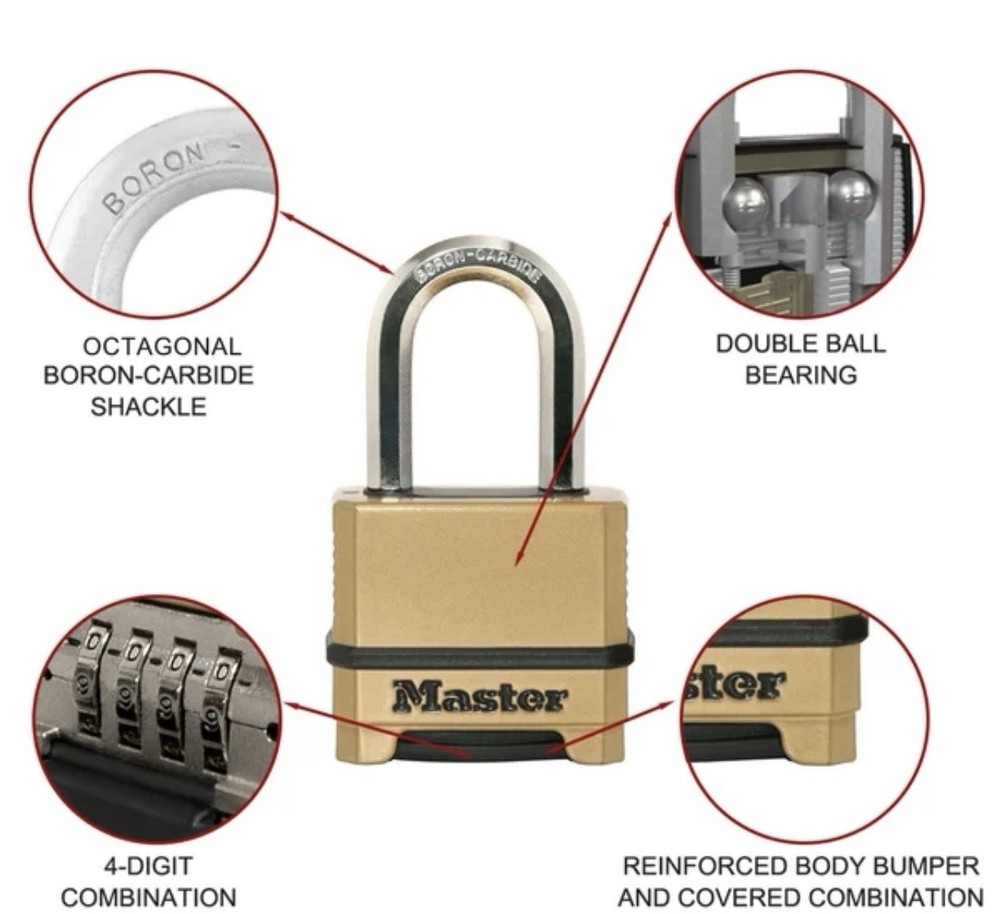 Master Excell Combination Lock - M175DLFAU