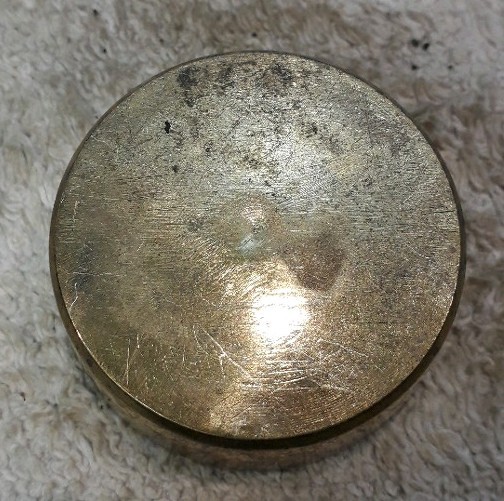 Antique 8oz Solid Bronze Trade Scale Weight Gbb34