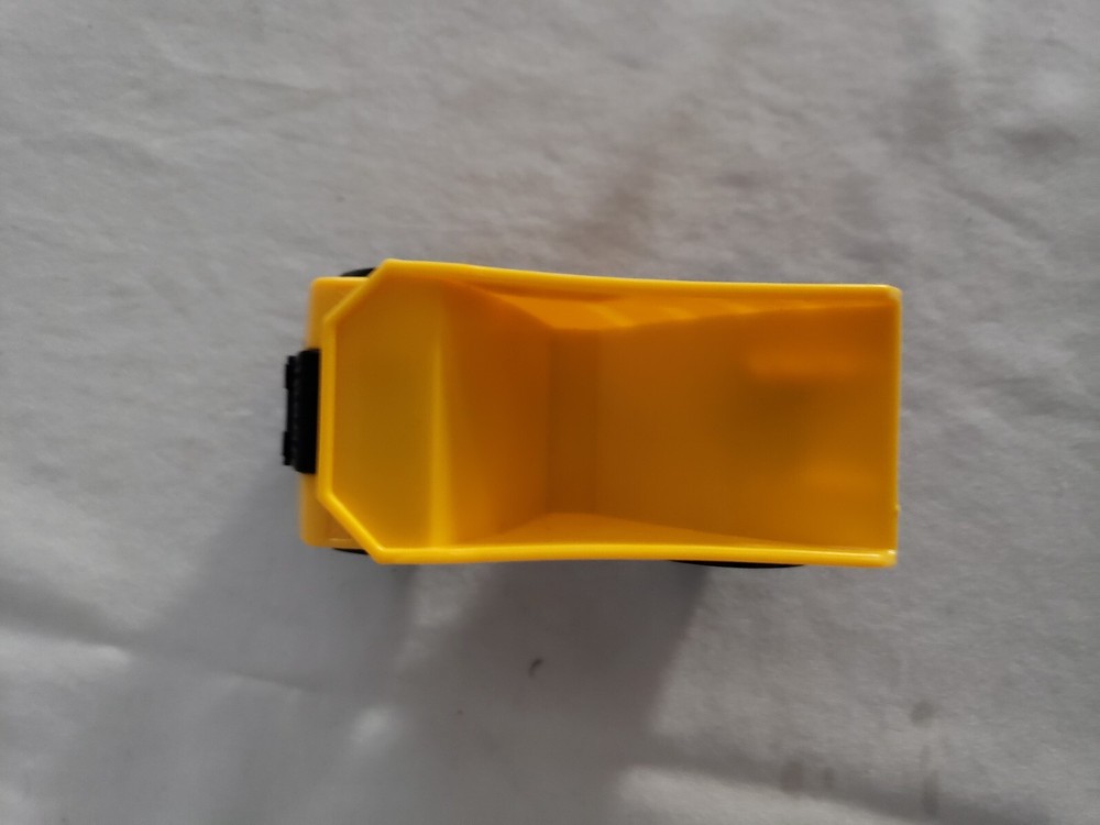 CAT Yellow Dump Truck Construction Vehicle 3.5" Long Plastic euc