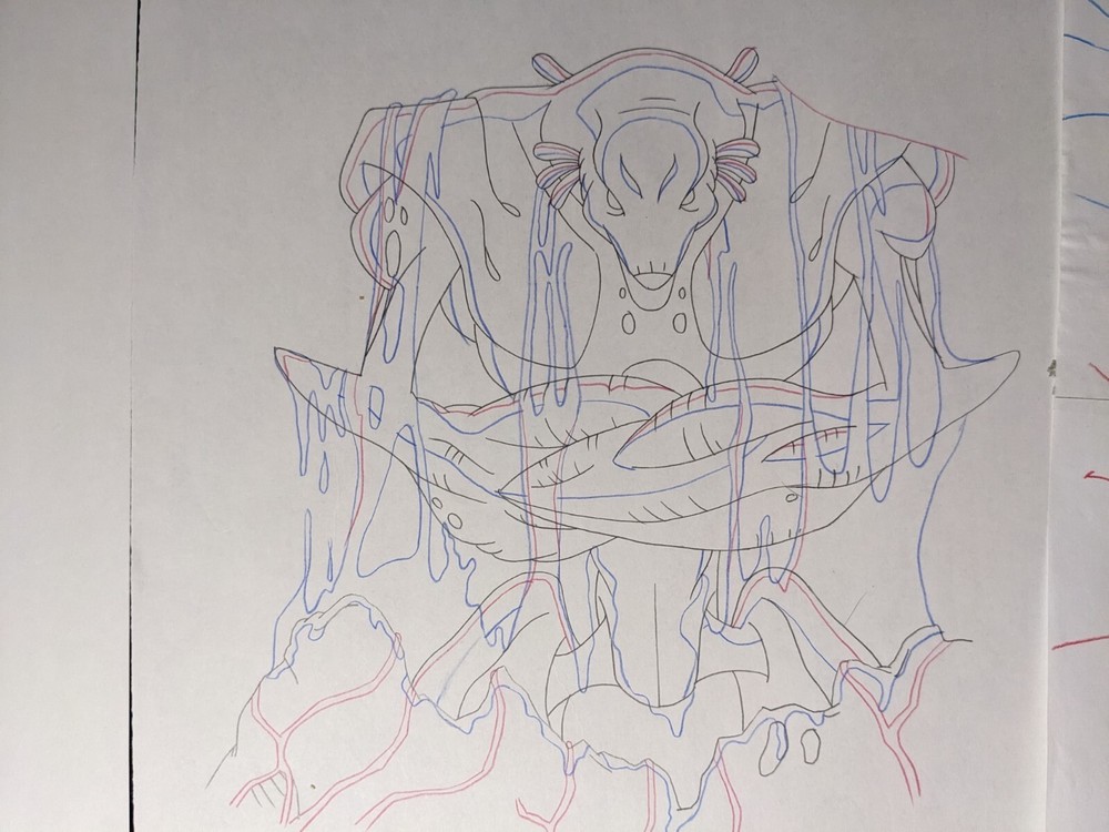 ULTIMATE AVENGERS animation Cel CHITAURI Production Art MARVEL Comic Book UV2