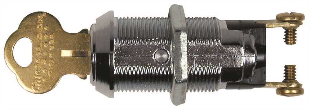 Compx Security C2174-70DC-KD DC Switch Lock 1-13/16" Off Only Chrome