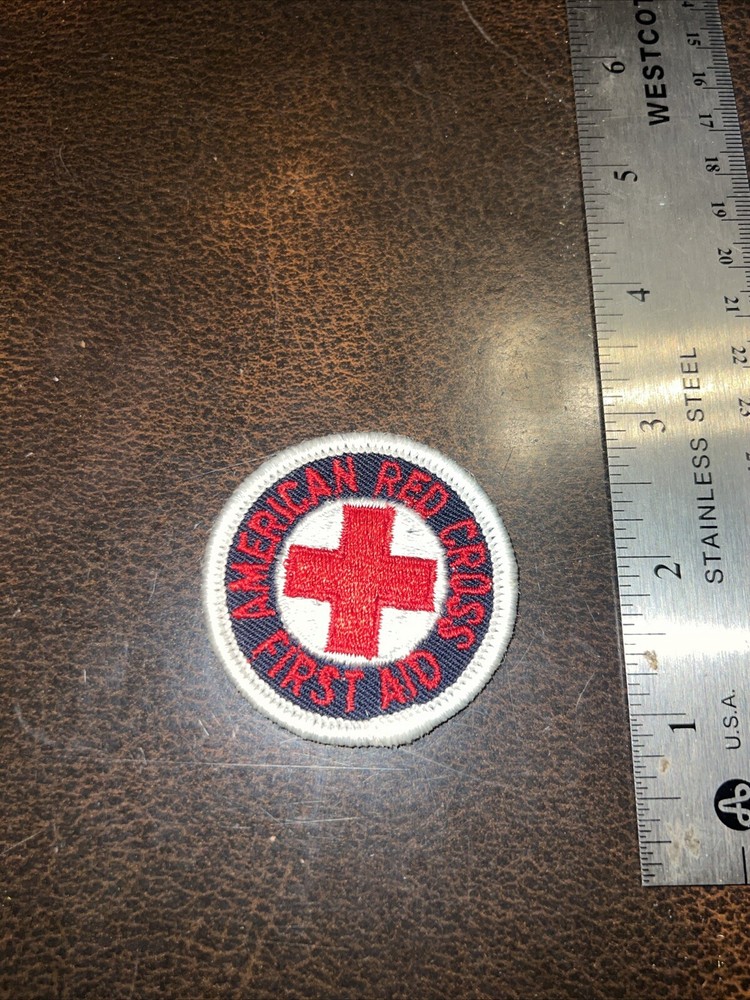 Vintage American Red Cross First Aid  Patch