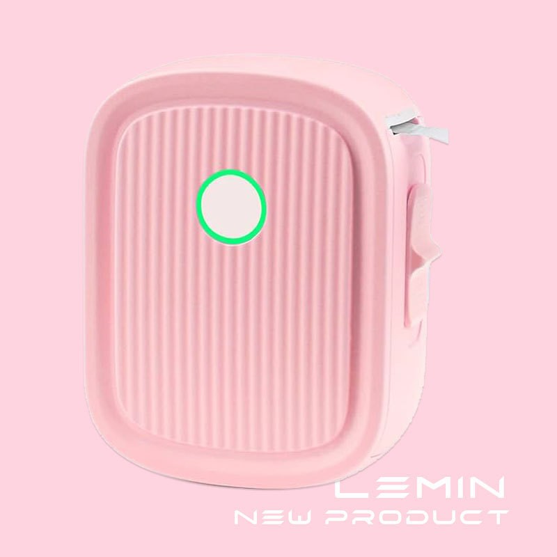 Mini Bluetooth Label Printer Economical Portable Thermal Printer Pink